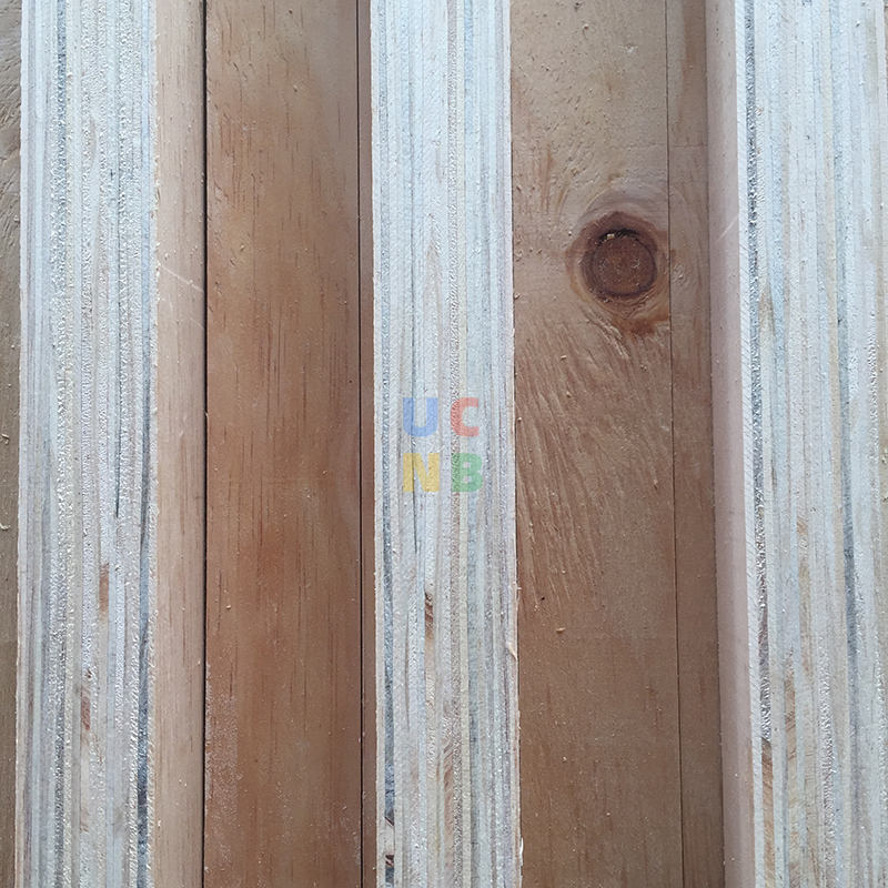 Rough Sawn Pine Wood Beams with LVL for Custom Designs